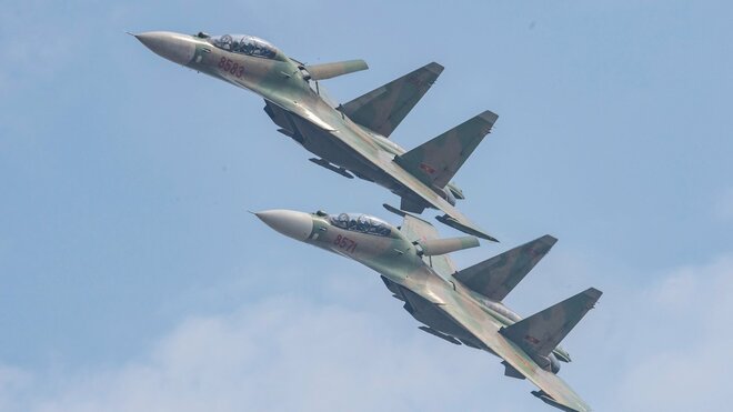 多用途戦闘機　Su-30MK2VフランカーG