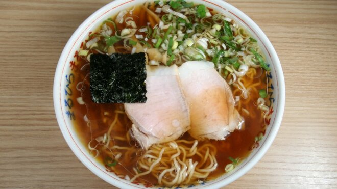 北海道釧路の『ラーメン　まるひら』のラーメン正油