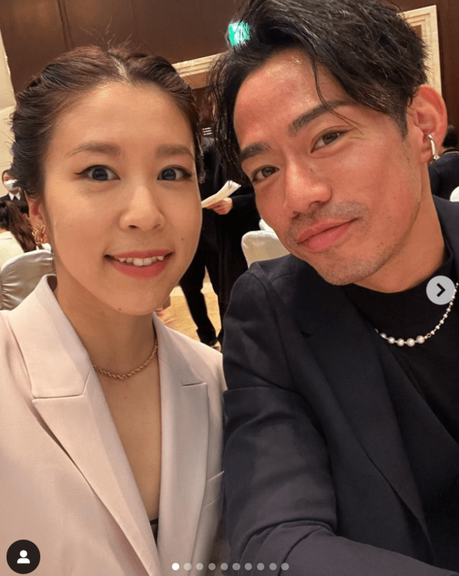 「結婚したらいいのに」“かなだい”村元哉中＆高橋大輔、デニムリンクコーデの密着姿に「まさに奇跡のカップル！」の声の画像