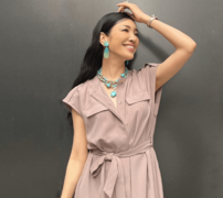 「エキゾチックな楠田枝里子」アンミカ、おかっぱヘアで印象激変！近未来的コスチューム姿に「現代のクレオパトラ」