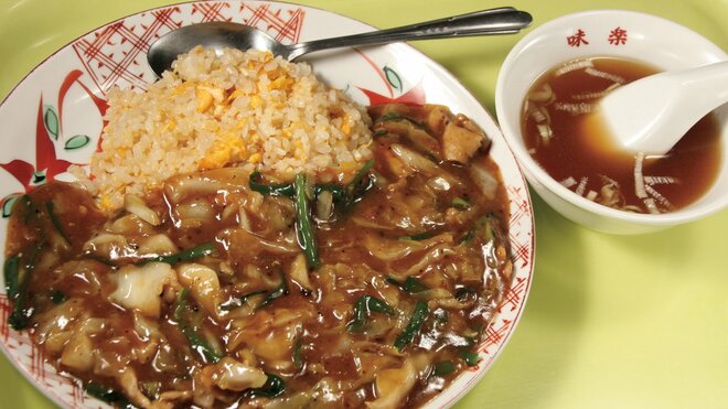 味楽の回鍋肉チャーハン　1250円