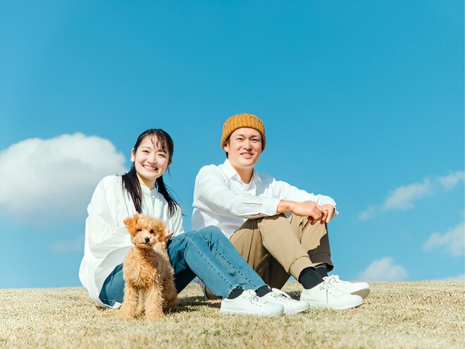 家族の一員である犬