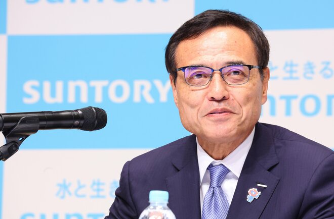 【フジの命運も握った】サントリー新浪剛史前会長「大麻取締法違反疑惑で辞任」にアイドルファンも憤怒のワケの画像