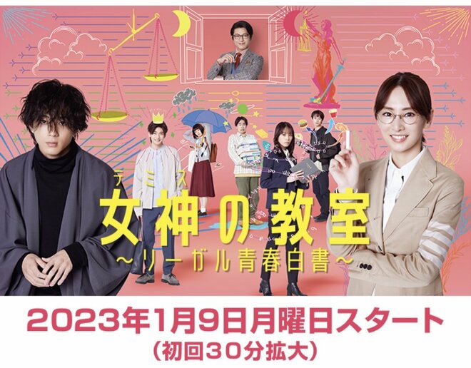 北川景子主演『女神の教室』は山田裕貴、高橋文哉イケメン共演も話題、吉高由里子と北村匠海のラブストーリー『星降る夜に』、トップに輝いたのは大河ではなくあのNHKドラマ！女子が「いちばん楽しみな冬ドラマ」トップ3【ランキング】の画像