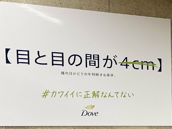 「ルッキズム丸出し」ダヴの駅広告が炎上、逆効果になった背景について原田曜平氏が解説「多様性を押し付けられる若者にとっては“圧”」の画像