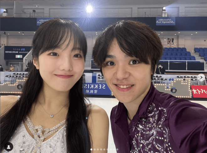 「おデートのお写真？」宇野昌磨と本田真凜“モグモグ匂わせ投稿”で順調交際アピール！「爽やかが吹き荒れてる」の画像