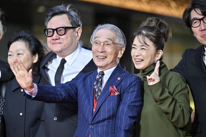 東京国際映画祭のレッドカーペットイベントの様子　撮影：中地拓也（5/97）