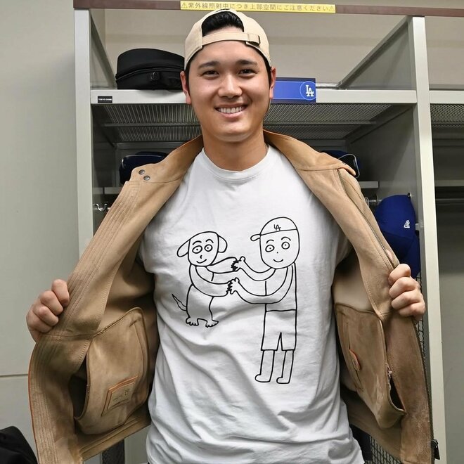 「大谷は頭がいい」大谷翔平が公開、ホワイトハウス訪問ショットに潜む“スマート配慮”に米国ファン注目の画像