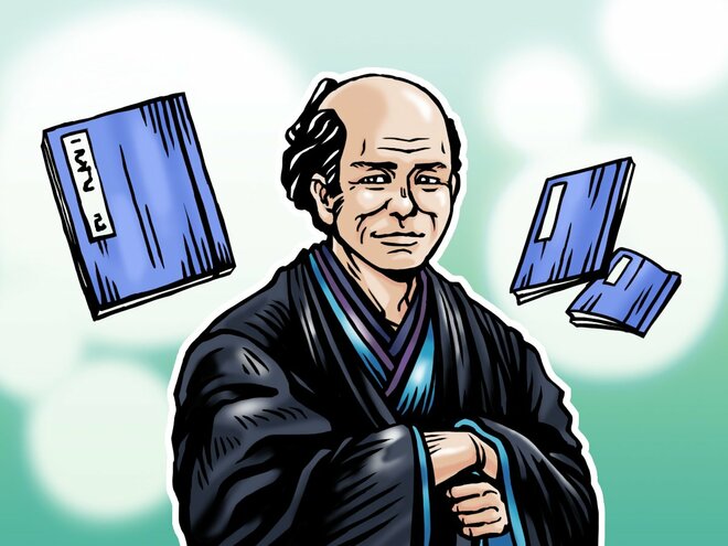 柄井八右衛門イラスト