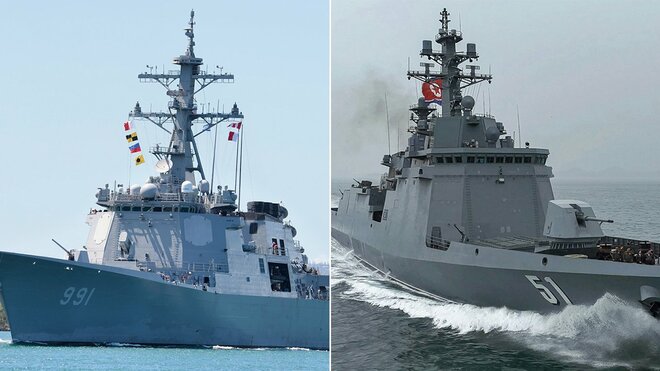 極東有事シミュレーション【南北駆逐艦対決】セジョンデワン級（韓国）vs チェ・ヒョン級（北朝鮮）軍事フォトジャーナリストが解説の画像
