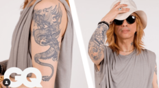 「相変わらず色気の権化」清春54歳、首や腕に入ったイカついタトゥーを『GQ JAPAN』で披露！