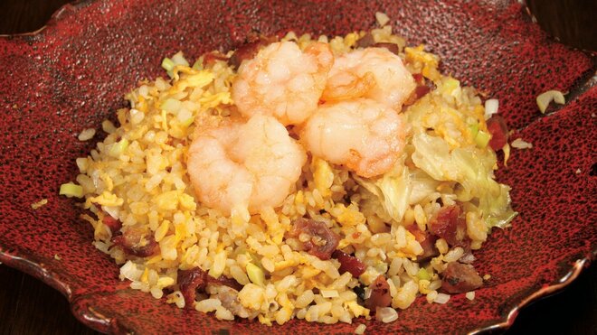 自家製叉焼入り五目炒飯