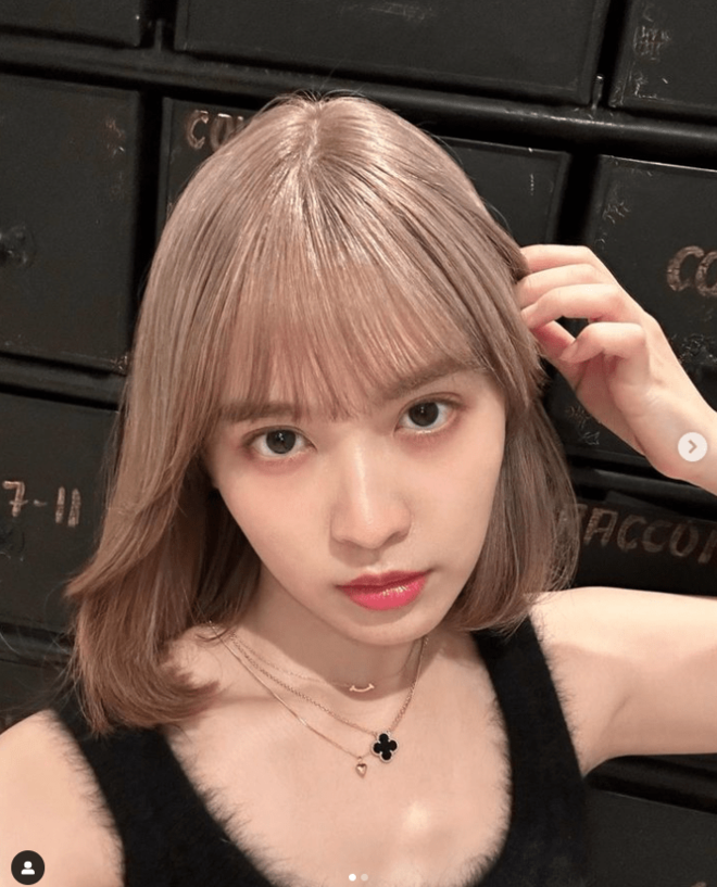 「最近凄いですね」ゲスの極み乙女 ・川谷絵音と交際報道の松本愛、ド派手オレンジヘアに大胆イメチェン「この色似合う人なかなかいない」の画像