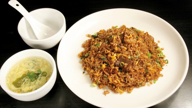 牛肉ガーリック炒飯