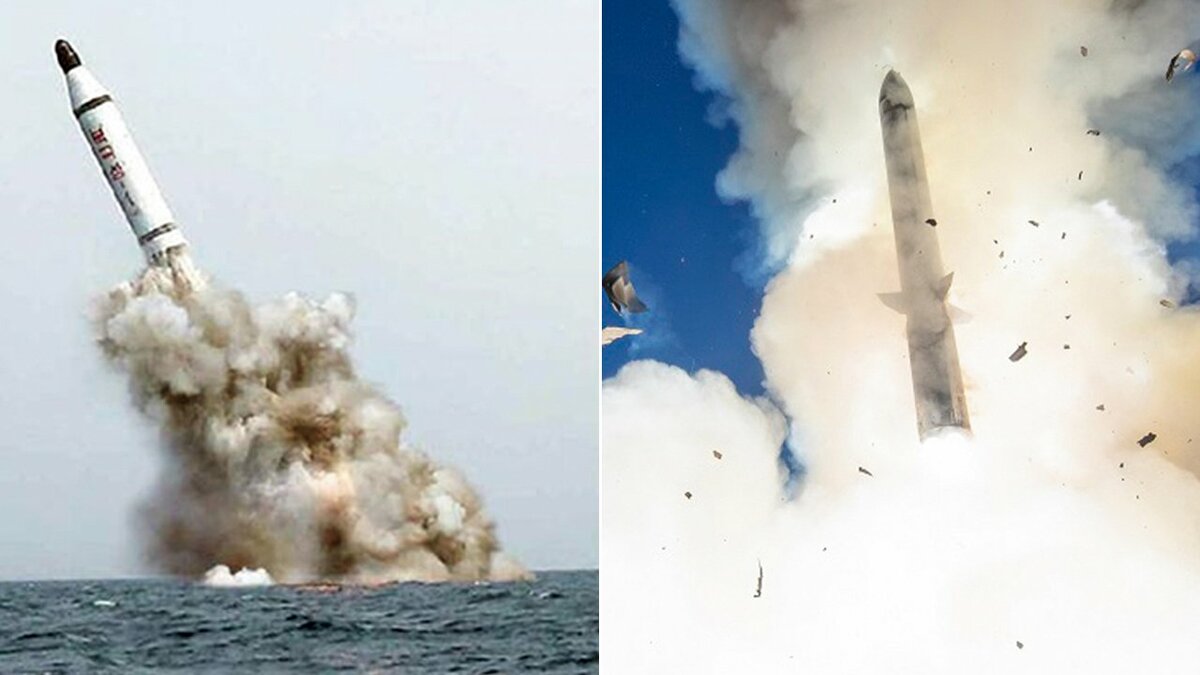 極東有事シミュレーション【ミサイル対決】北極星1（北朝鮮）vs SM-3