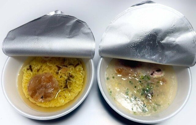 2種類のカップ麺