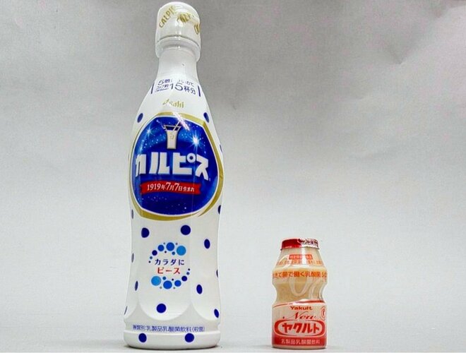お茶の間で人気のヤクルトとカルピス
