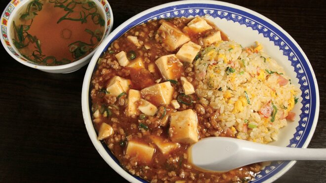 中国料理光南園のマーボー焼めし　900円