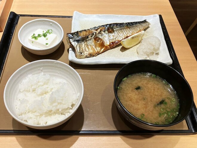 やよい軒の焼き魚定食