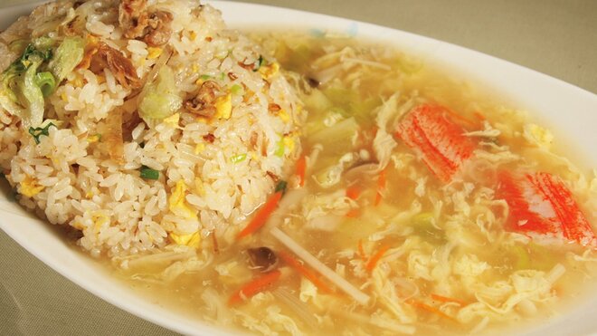 かにあんかけチャーハン