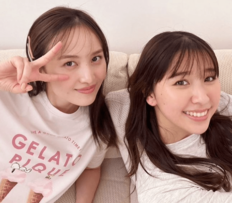 「距離がもうそれなんよ」ももクロ百田夏菜子＆玉井詩織、イチャイチャ密着爆睡ショットにファン驚き！「どこぞの仲良いカップルかよ」