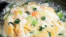 「蟹がたっぷりのあんかけチャーハン」満正苑［まんしょうえん］与次郎本店（鹿児島・鹿児島）