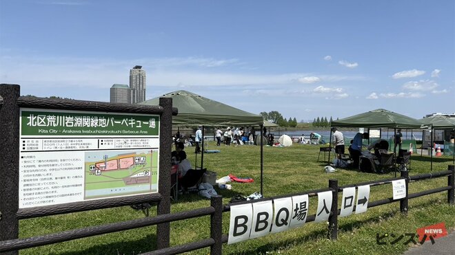 荒川岩淵関緑地バーベキュー場