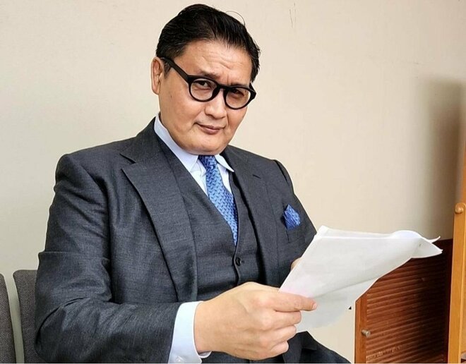 四国にて講話前の貴乃花